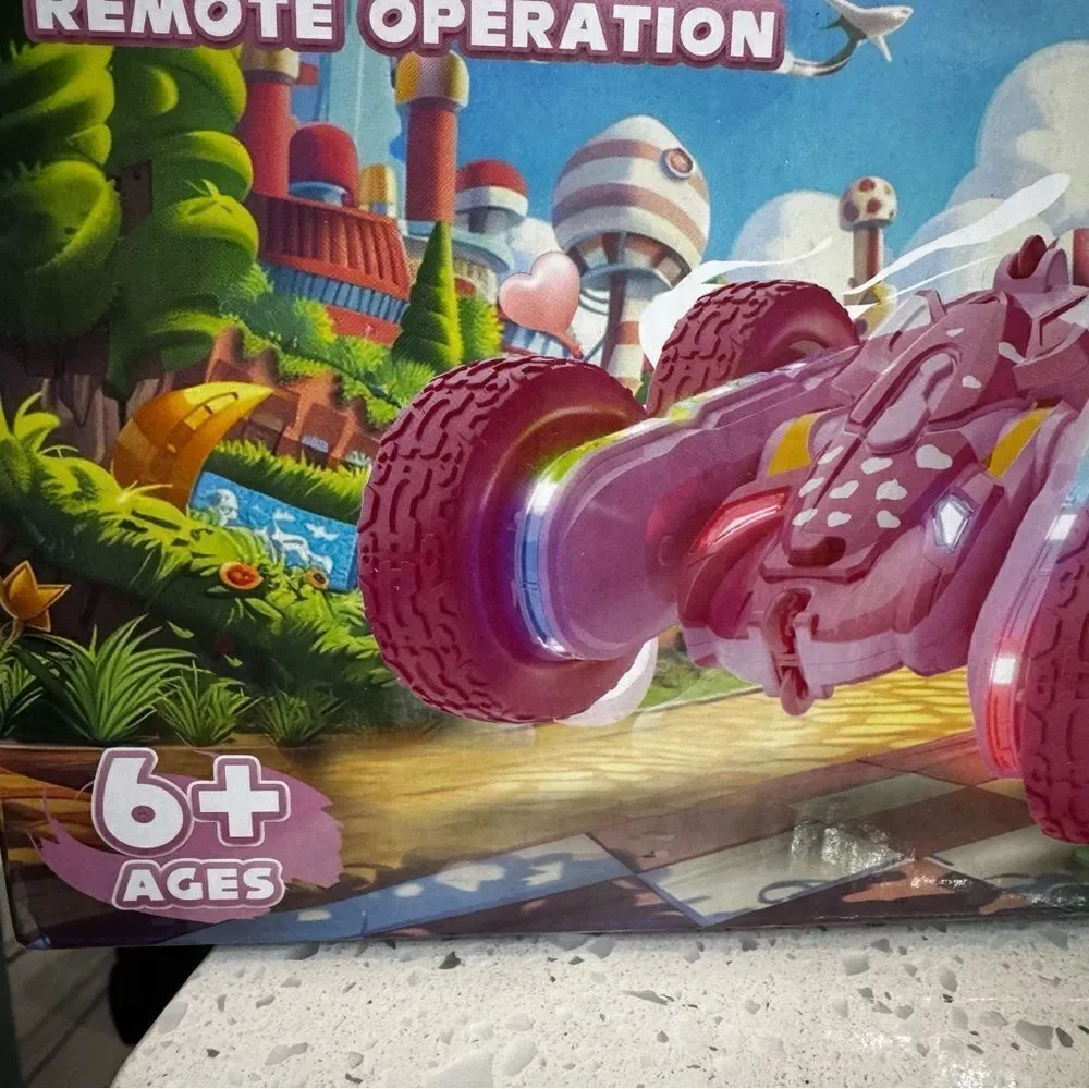 All Terrain RC Stunt Car in pink! Brand new- box has never been opened! 6+